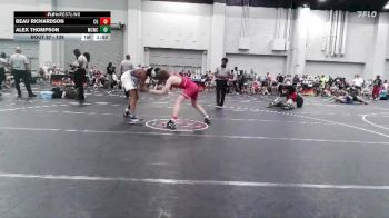 129 lbs Cons. Round 2 - Alex Thompson, Mallard Creek Wrestling Club vs Beau Richardson, Creekview Grizzlies