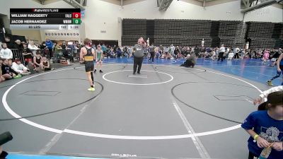 85 lbs Rr Rnd 1 - William Haggerty, Falcons Wrestling Club vs Jacob Hernandez, Williamstown Mighty Braves ES