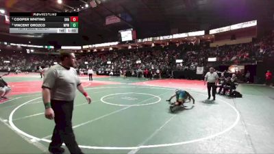 122 lbs 1st Place Match - Cooper Whiting, Unattached vs Vincent Orozco, WPW1