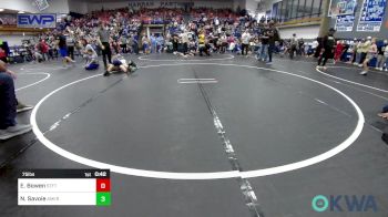 75 lbs Final - Easton Bowen, Standfast vs Nathan Savoie, American Killer Bees