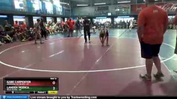 90 lbs Round 1 (8 Team) - Gabe Carpenter, Assassins WC Black vs Landen Modica, NOLA Black