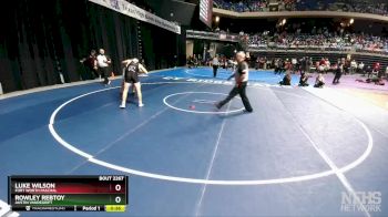 6A 175 lbs Cons. Round 2 - Rowley Rebtoy, Austin Vandegrift vs Luke Wilson, Fort Worth Paschal