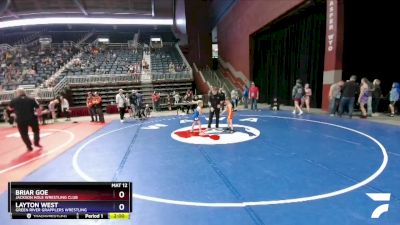 53 lbs Cons. Round 2 - Briar Goe, Jackson Hole Wrestling Club vs Layton West, Green River Grapplers Wrestling