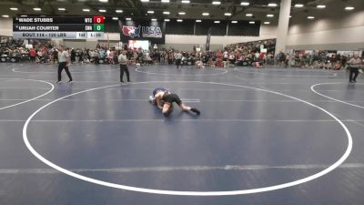 120 lbs Champ. Rd Of 16 - Urijah Courter, Sebolt Wrestling Academy vs Wade Stubbs, Wichita Training Center