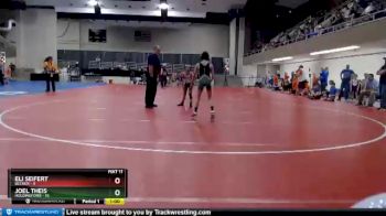 70 lbs Quarterfinals (8 Team) - Eli Seifert, Becker vs Joel Theis, Holdingford