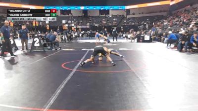 126 lbs Round Of 16 - Ricardo Ortiz, Brawley (SD) vs Caden Garriott, South Torrance (SS)