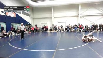 105 lbs Cons. Round 4 - Kimber Critchlow, Grantsville vs Linli Hunter, Panguitch