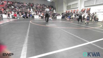 55-60 lbs Rr Rnd 1 - Maisyn Malone, Bartlesville Wrestling Club vs Phoebe Roach, Grove Takedown Club