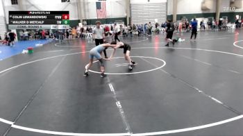98 lbs Cons. Round 5 - Walker D Metcalf, The Best Wrestler vs Colin Lewandowski, Pikes Peak Warriors Wrestling