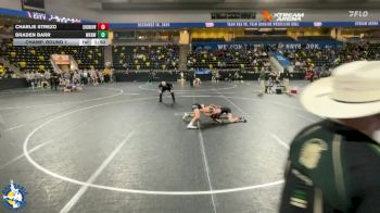 120 lbs Champ. Round 1 - Braden Barr, Waukee Northwest vs Charlie Strezo, New Lenox (Lincoln-Way West)