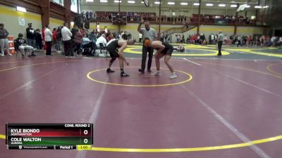 165 lbs Cons. Round 2 - Cole Walton, Aurora vs Kyle Biondo, Northampton