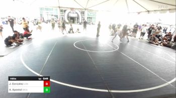 116 lbs Consolation - Janali Gonzalez, Lion Of Judah Wr Ac vs Aleia Apostol, SoCal Grappling