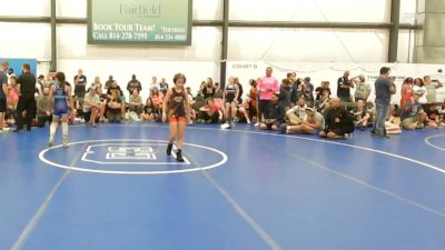33 lbs Rr Rnd 2 - Kynlee Boozer, PA West Yellow - W vs Nour Almohri, Michigan Wrestling Academy - W