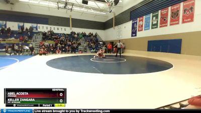 126 lbs Semifinal - Abel Acosta, Prosser vs Keller Zangara, Mt. Spokane