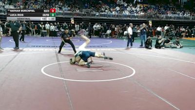 6A 138 lbs Semifinal - Luca Rios, Conroe Woodlands College Park vs Nathan Burchfiel, Rockwall Heath