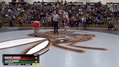 141 lbs Quarterfinal - Hunter Swedish, Washington & Jefferson vs Austin Parker, Thiel College