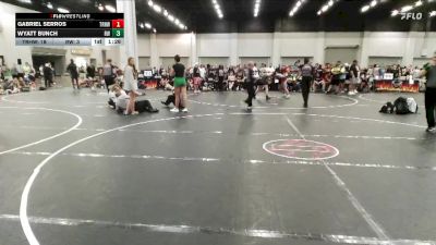132 lbs Round 2 (4 Team) - Gabriel Serros, Top Rank Hawks Wrestling vs Wyatt Bunch, Refinery Wrestling