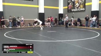 170 lbs Cons. Round 1 - Belle Suchta, Minnesota vs Diesel Janovich, Nebraska