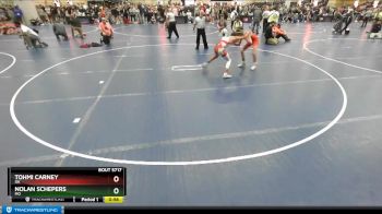 110 lbs Cons. Round 3 - Tohmi Carney, OK vs Nolan Schepers, MO