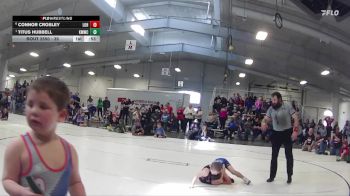 35 lbs Cons. Semi - Titus Hubbell, Kearney MatCats Wrestling Club vs Connor Crosley, League Of Heroes