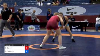 76 kg Consolation - Emily Cue, Unattached vs Alyvia Fiske, Titan Mercury Wrestling Club