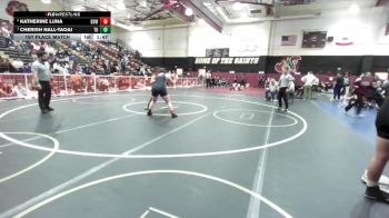 235 lbs 1st Place Match - Cherish Hall-Taoai, Thousand Oaks vs Katherine Luna, Downey