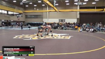 165 lbs Semifinal - Donovan Palmer, Baldwin Wallace vs Remington Bauer, Baldwin Wallace