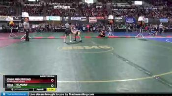 Quarterfinal - Trae Thilmony, Thompson Falls vs John Armstrong, Jefferson (Boulder)