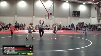 80 lbs Cons. Round 2 - Graham Ruth, Ironclad Wrestling Club vs Wesley Jones, Piedmont Wrestling Club