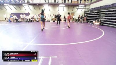 125 lbs Placement - Aliya Guebara, WTC vs Kylie Dunn, MoWest Fire Dragons