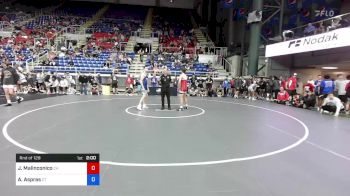 132 lbs Rnd Of 128 - Jack Malinconico, California vs Antonios Aspras, Connecticut