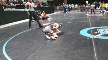 4A 106 lbs Quarterfinal - Julian Brown, Tucumcari vs Nathan Hare, Aztec