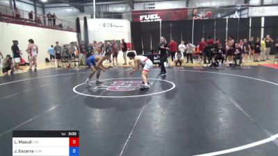 57 kg Consi Of 64 #2 - Luqman Masud, Tiger Style Wrestling Club vs Jordan Escarra, Florida