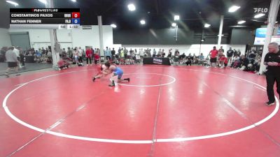 110 lbs Constantinos Paxos, Ohio Gray vs Nathan Fenner, Pennsylvania Blue