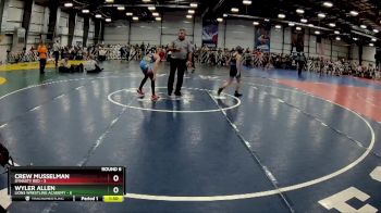 80 lbs Rd# 9- 2:15pm Saturday Final Pool - Wyler Allen, Lions Wrestling Academy vs Crew Musselman, Dynasty RED