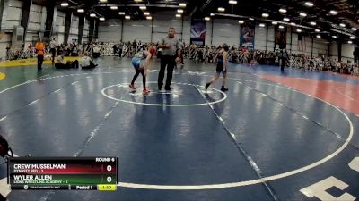 80 lbs Rd# 9- 2:15pm Saturday Final Pool - Wyler Allen, Lions Wrestling Academy vs Crew Musselman, Dynasty RED