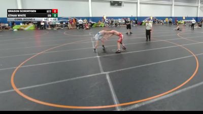 165 lbs Cons. Round 6 - Ethan White, Unattached vs Brason Schortgen, Unattached