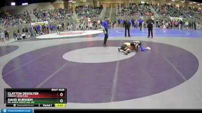 77 lbs Cons. Round 2 - David Burshem, Del Norte Wrestling, Inc. vs Clayton Degolyer, Fernley Wrestling