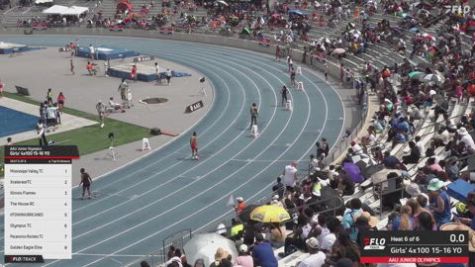 2026 AAU Junior Olympic Games - Youth Girls' 4x100m Relay, Semi-Finals 6 - Age 15-16