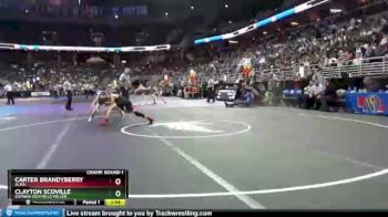 Champ. Round 1 - Carter Brandyberry, Alma vs Clayton Scoville, Sumner-Eddyville-Miller