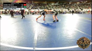 160 lbs Round Of 16 - Daniel Velasco, Norman Grappling Club vs Nathaniel Whiteside, Randall Youth Wrestling Club