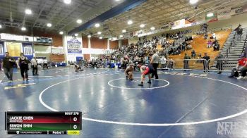 165 lbs Cons. Round 2 - Jackie Chen, Rosemead vs Siwon Shin, Marshall