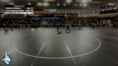 100 lbs Semifinal - Alex Gregorio-perez, DeKalb vs Abigail Peterson, Denver