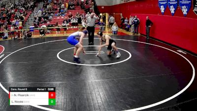 160 lbs Cons. Round 6 - Noah Pisarcik, United Hs vs Logan Noyes, Burgettstown Hs