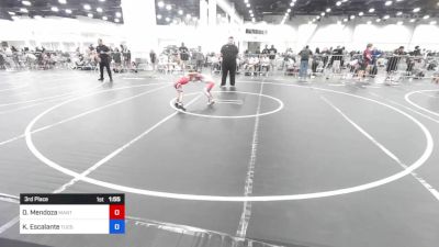 46 lbs 3rd Place - Dakota Mendoza, Mantanona TCWC vs Khy Escalante, Tucson Pride WC