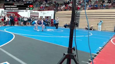 170 lbs Champ. Round 1 - Josie McKnight, Merrillville Pirates vs Natalie Hadley, Jennings County