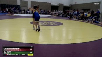 84 lbs Placement (4 Team) - Eli Hurt, Hastings vs Lane Hendrickson, UNC (United North Central)