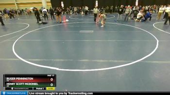 108 lbs Cons. Round 3 - Ruger Pennington, TN vs Henry Scott McDoniel, AR