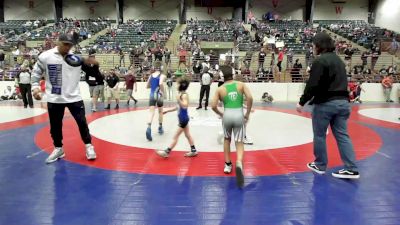 91 lbs Semifinal - Preston Patrick, South Forsyth WAR Wrestling Club vs Landon Bowers, Franklin County Youth Wrestling