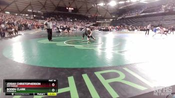 3A 170 lbs 7th Place Match - Josiah Christopherson, Oak Harbor vs Boden Clark, Peninsula